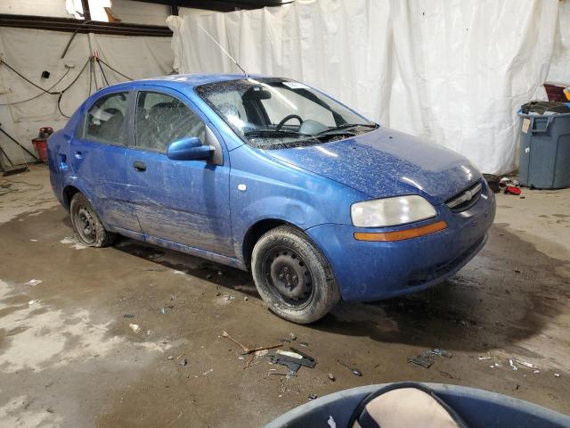 KL1TD52625B438716 - 2005 CHEVROLET AVEO BASE Mavi foto 4