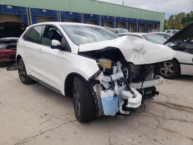 2FMPK4AP2KBB25087 - 2019 FORD EDGE ST WHITE photo 1