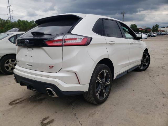 2FMPK4AP2KBB25087 - 2019 FORD EDGE ST WHITE photo 4