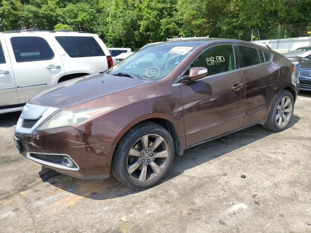 2HNYB1H42AH502610 - 2010 ACURA ZDX TECHNOLOGY BROWN photo 1