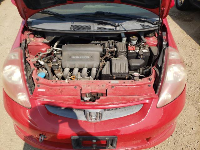 JHMGD37657S042093 - 2007 HONDA FIT S 红色 照片 11