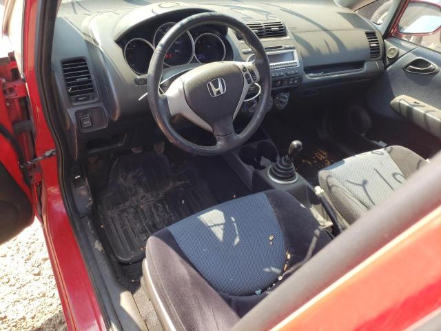 JHMGD37657S042093 - 2007 HONDA FIT S 红色 照片 8
