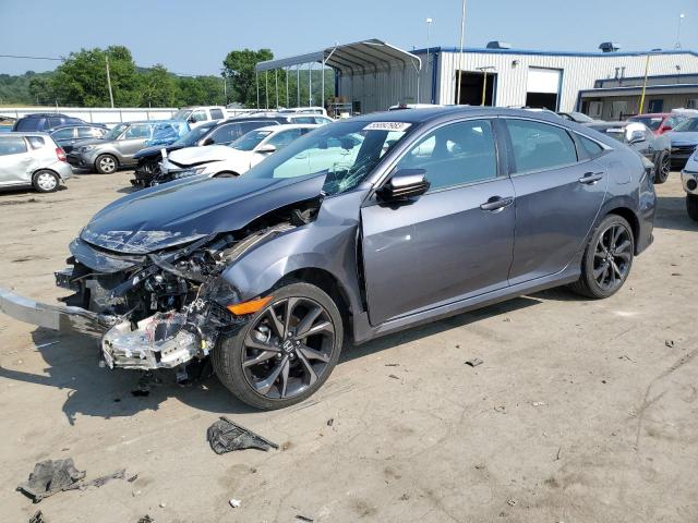 2HGFC2F85LH573181 - 2020 HONDA CIVIC SPORT 灰色 照片 1