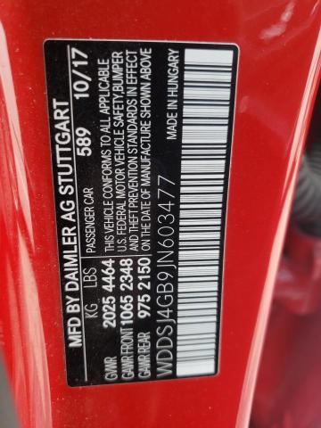 WDDSJ4GB9JN603477 - 2018 MERCEDES-BENZ CLA 250 4MATIC RED photo 13