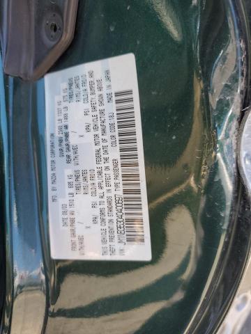 JM1NB353040400697 - 2004 MAZDA MX-5 MIATA BASE GREEN photo 12