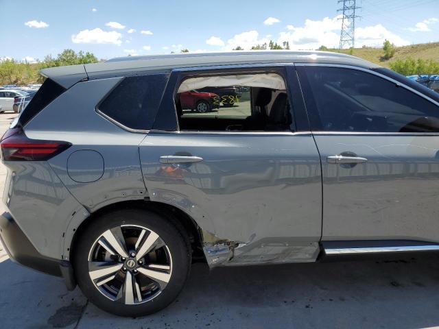 5N1AT3CBXMC768238 - 2021 NISSAN ROGUE SL GRAY photo 9