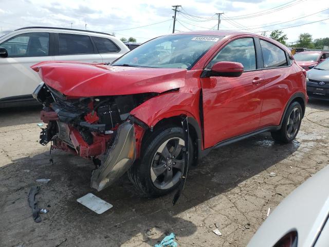 3CZRU6H51JG714225 - 2018 HONDA HR-V EX RED photo 1