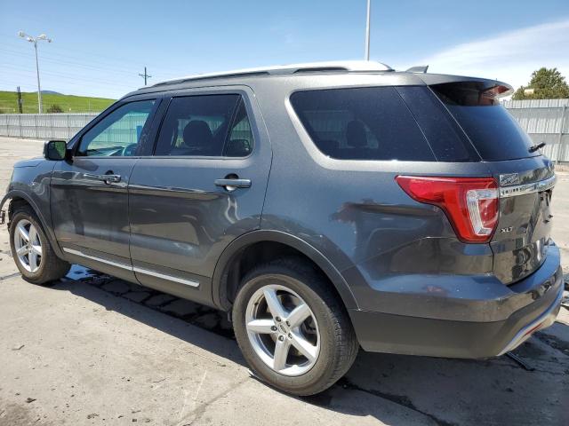 1FM5K8D84GGB35283 - 2016 FORD EXPLORER XLT GRAY photo 2