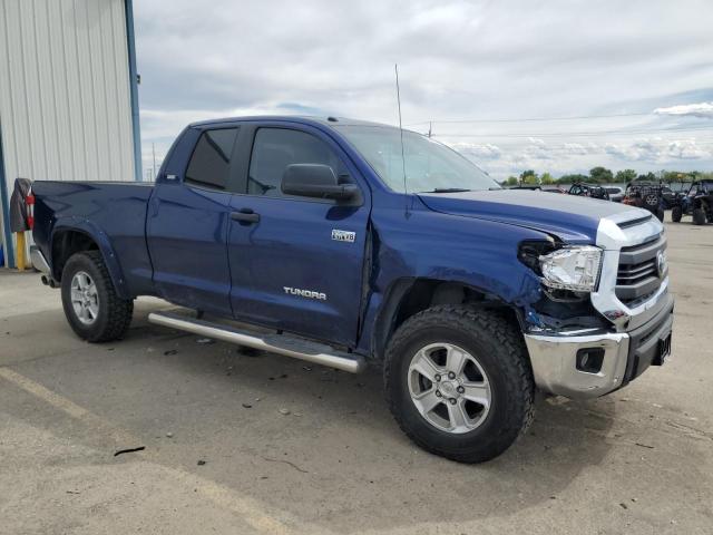 5TFUY5F10EX397697 - 2014 TOYOTA TUNDRA DOUBLE CAB SR/SR5 BLUE photo 4