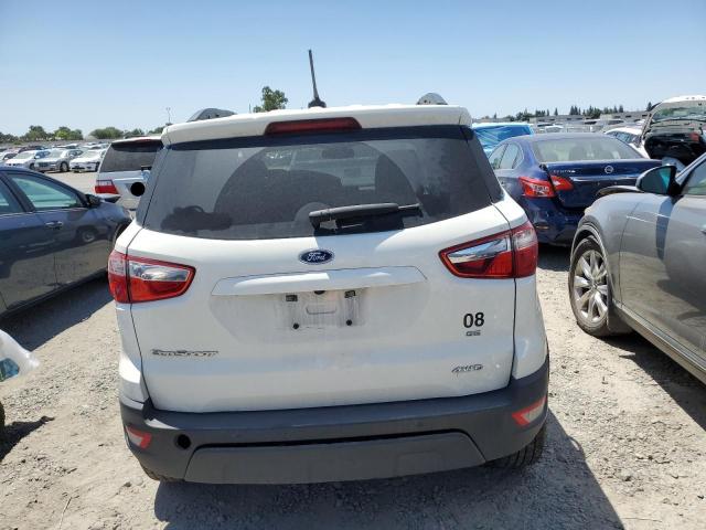 MAJ6S3GL7LC332192 - 2020 FORD ECOSPORT SE WHITE photo 6