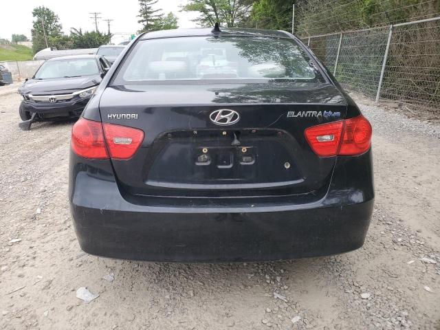 KMHDU4AD7AU133939 - 2010 HYUNDAI ELANTRA BLUE BLACK photo 6