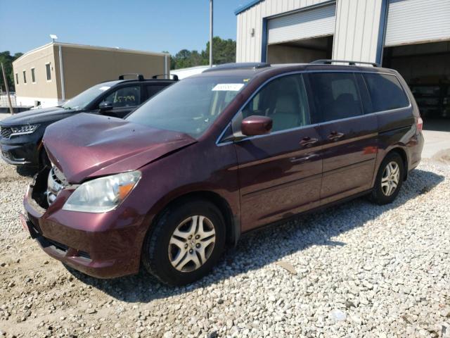 5FNRL38707B090635 - 2007 HONDA ODYSSEY EXL BURGUNDY photo 1