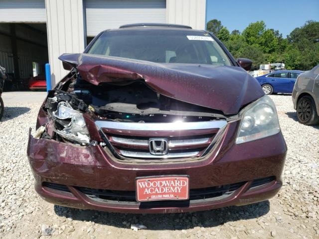 5FNRL38707B090635 - 2007 HONDA ODYSSEY EXL BURGUNDY photo 5