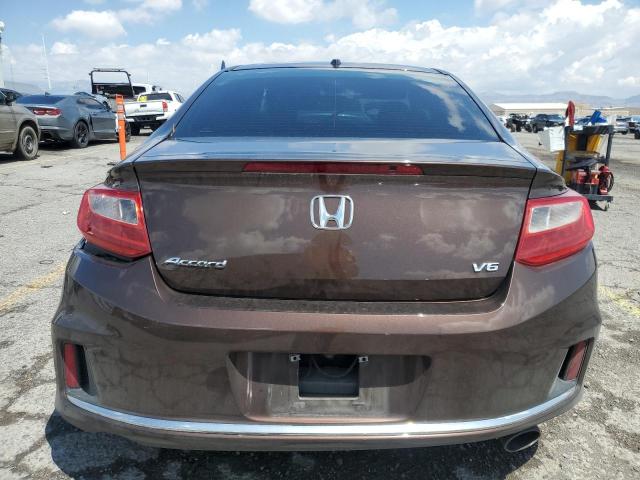 1HGCT2B87DA002929 - 2013 HONDA ACCORD EXL BROWN photo 6