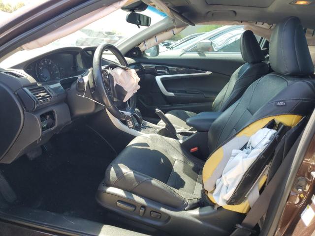 1HGCT2B87DA002929 - 2013 HONDA ACCORD EXL BROWN photo 7