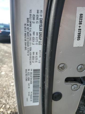 2B3CJ5DT3AH184599 - 2010 DODGE CHALLENGER R/T SILVER photo 12