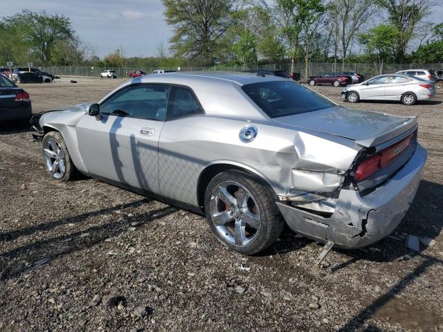 2B3CJ5DT3AH184599 - 2010 DODGE CHALLENGER R/T SILVER photo 2