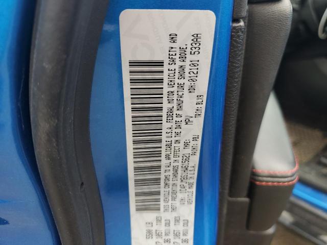 1C4PJMBS1HW615621 - 2017 JEEP CHEROKEE TRAILHAWK BLUE photo 13