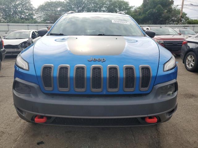 1C4PJMBS1HW615621 - 2017 JEEP CHEROKEE TRAILHAWK BLUE photo 5