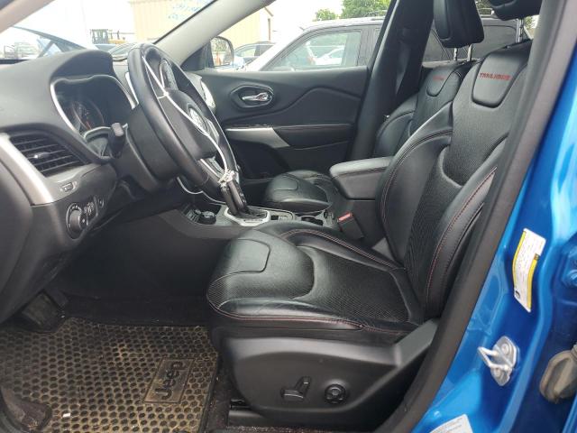 1C4PJMBS1HW615621 - 2017 JEEP CHEROKEE TRAILHAWK BLUE photo 7