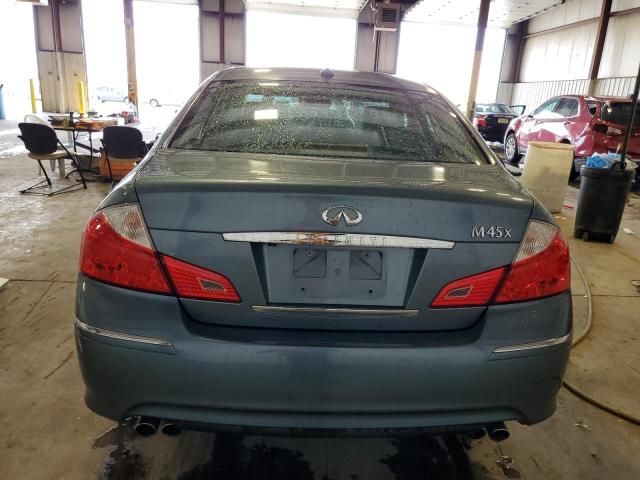 JN1BY0AR3AM650016 - 2010 INFINITI M45 BLUE photo 6