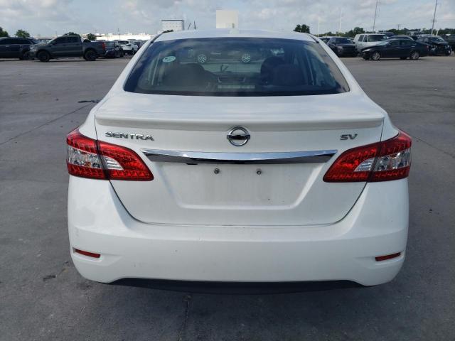 3N1AB7AP9FY237879 - 2015 NISSAN SENTRA S WHITE photo 6