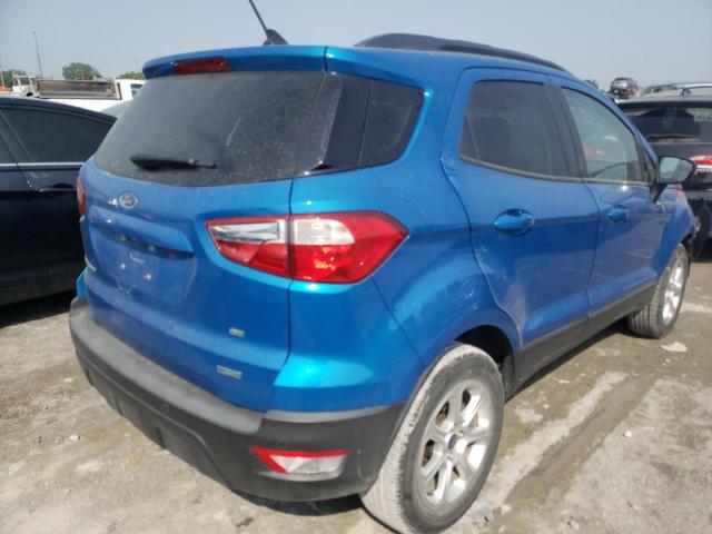 MAJ3S2GE7KC304020 - 2019 FORD ECOSPORT SE BLUE photo 3