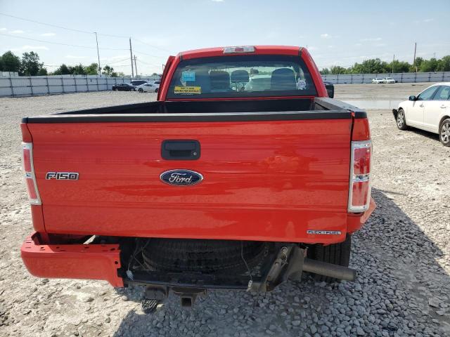 1FTFX1EF0DKD73025 - 2013 FORD F-150 SUPER CAB RED photo 6