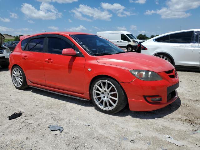 JM1BK34L371686533 - 2007 MAZDA SPEED 3 RED photo 4
