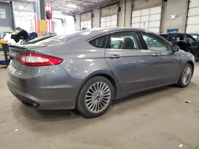 3FA6P0K92ER271026 - 2014 FORD FUSION TITANIUM GRAY photo 3