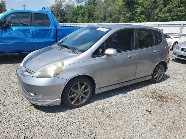 JHMGD38637S041300 - 2007 HONDA FIT S ნაცრისფერი ფოტო 1