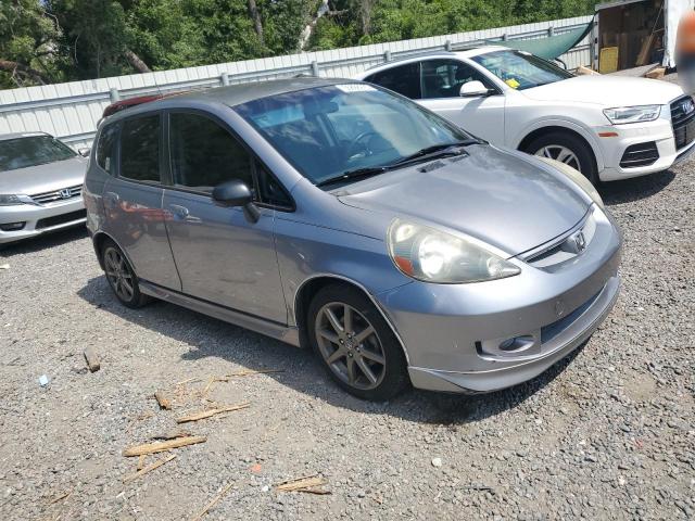 JHMGD38637S041300 - 2007 HONDA FIT S ნაცრისფერი ფოტო 4
