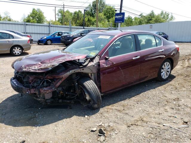 1HGCR3F88DA013209 - 2013 HONDA ACCORD EXL BURGUNDY photo 1