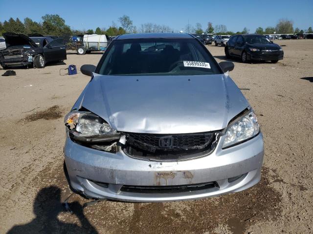 1HGEM21134L057246 - 2004 HONDA CIVIC DX VP SILVER photo 5