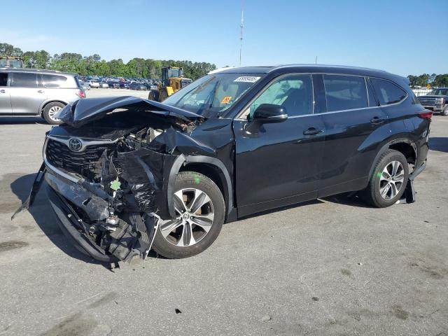 5TDGZRAH2MS043917 - 2021 TOYOTA HIGHLANDER XLE BLACK photo 1