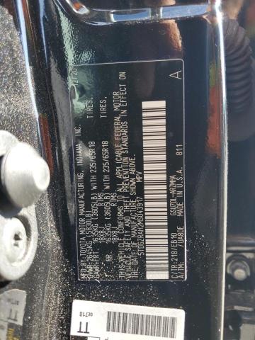 5TDGZRAH2MS043917 - 2021 TOYOTA HIGHLANDER XLE BLACK photo 13