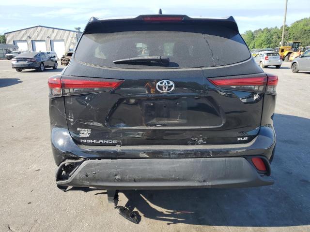 5TDGZRAH2MS043917 - 2021 TOYOTA HIGHLANDER XLE BLACK photo 6
