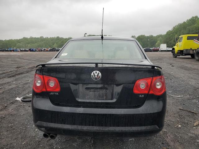 3VWEF71K87M154683 - 2007 VOLKSWAGEN JETTA WOLFSBURG 黑色 照片 6