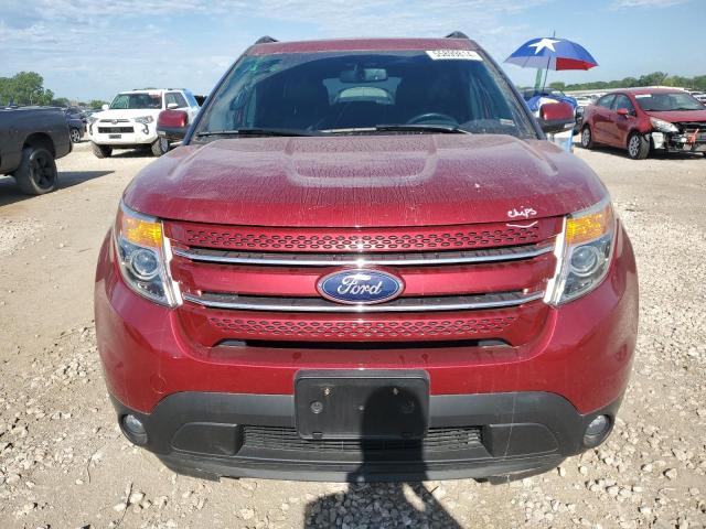 1FM5K8F83EGC47454 - 2014 FORD EXPLORER LIMITED RED photo 5