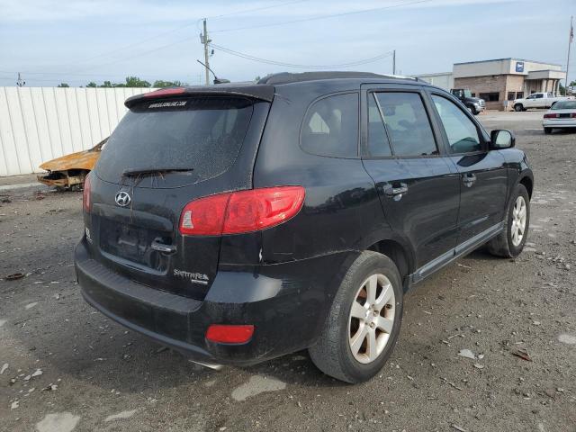 5NMSH13E08H192109 - 2008 HYUNDAI SANTA FE SE BLACK photo 3