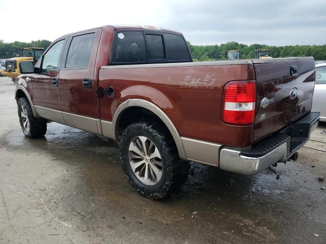 1FTPW14565KE27946 - 2005 FORD F150 SUPERCREW BROWN photo 2