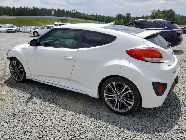 KMHTC6AE7GU248861 - 2016 HYUNDAI VELOSTER TURBO WHITE photo 2