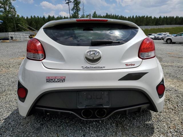 KMHTC6AE7GU248861 - 2016 HYUNDAI VELOSTER TURBO WHITE photo 6