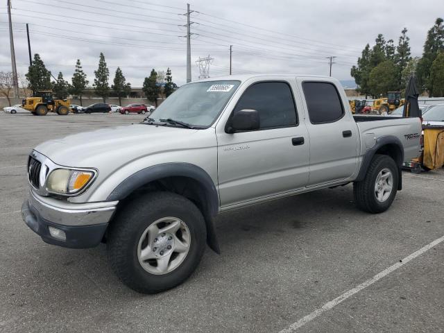 5TEGM92N72Z014870 - 2002 TOYOTA TACOMA DOUBLE CAB PRERUNNER SILVER photo 1
