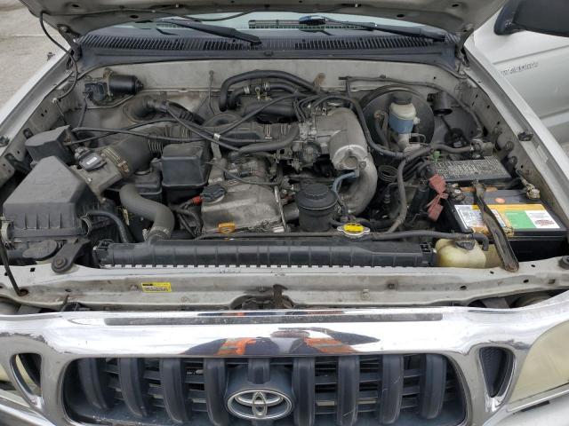 5TEGM92N72Z014870 - 2002 TOYOTA TACOMA DOUBLE CAB PRERUNNER SILVER photo 11