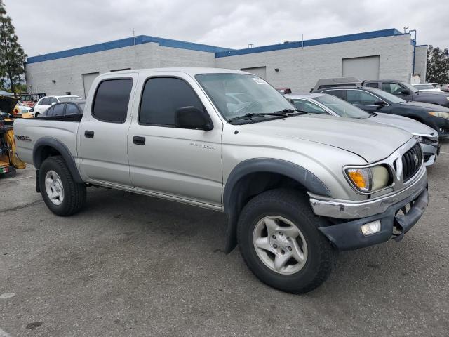 5TEGM92N72Z014870 - 2002 TOYOTA TACOMA DOUBLE CAB PRERUNNER SILVER photo 4