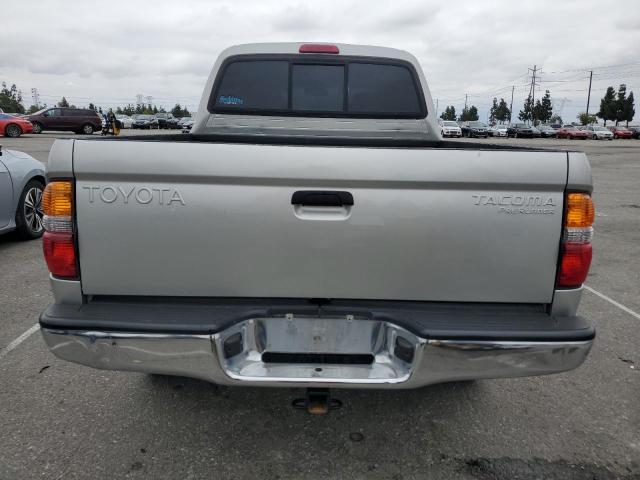 5TEGM92N72Z014870 - 2002 TOYOTA TACOMA DOUBLE CAB PRERUNNER SILVER photo 6