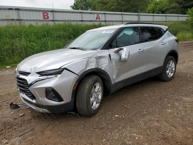 3GNKBHR48NS192590 - 2022 CHEVROLET BLAZER 2LT SILVER photo 1