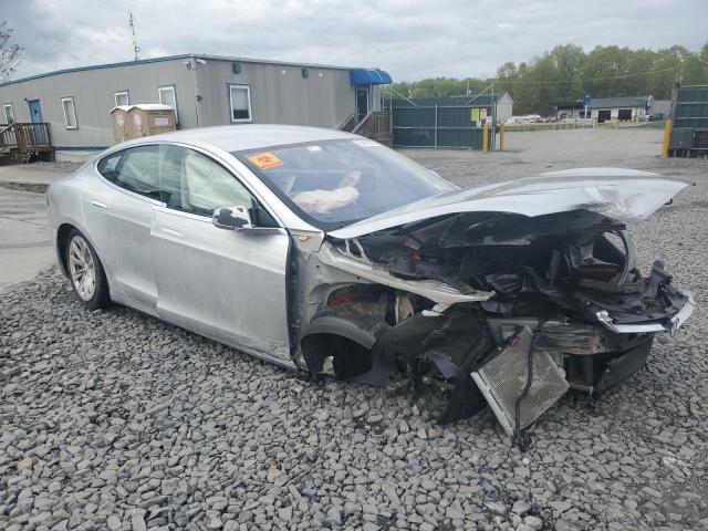 5YJSA1E16HF180191 - 2017 TESLA MODEL S SILVER photo 4