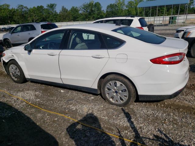 1FA6P0G76E5393737 - 2014 FORD FUSION S WHITE photo 2